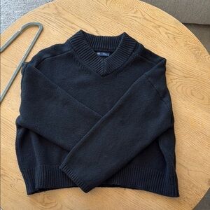 GAP Black Crew Neck Sweater
